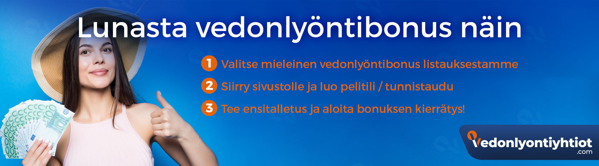 vedonlyöntibonus-lunastaminen